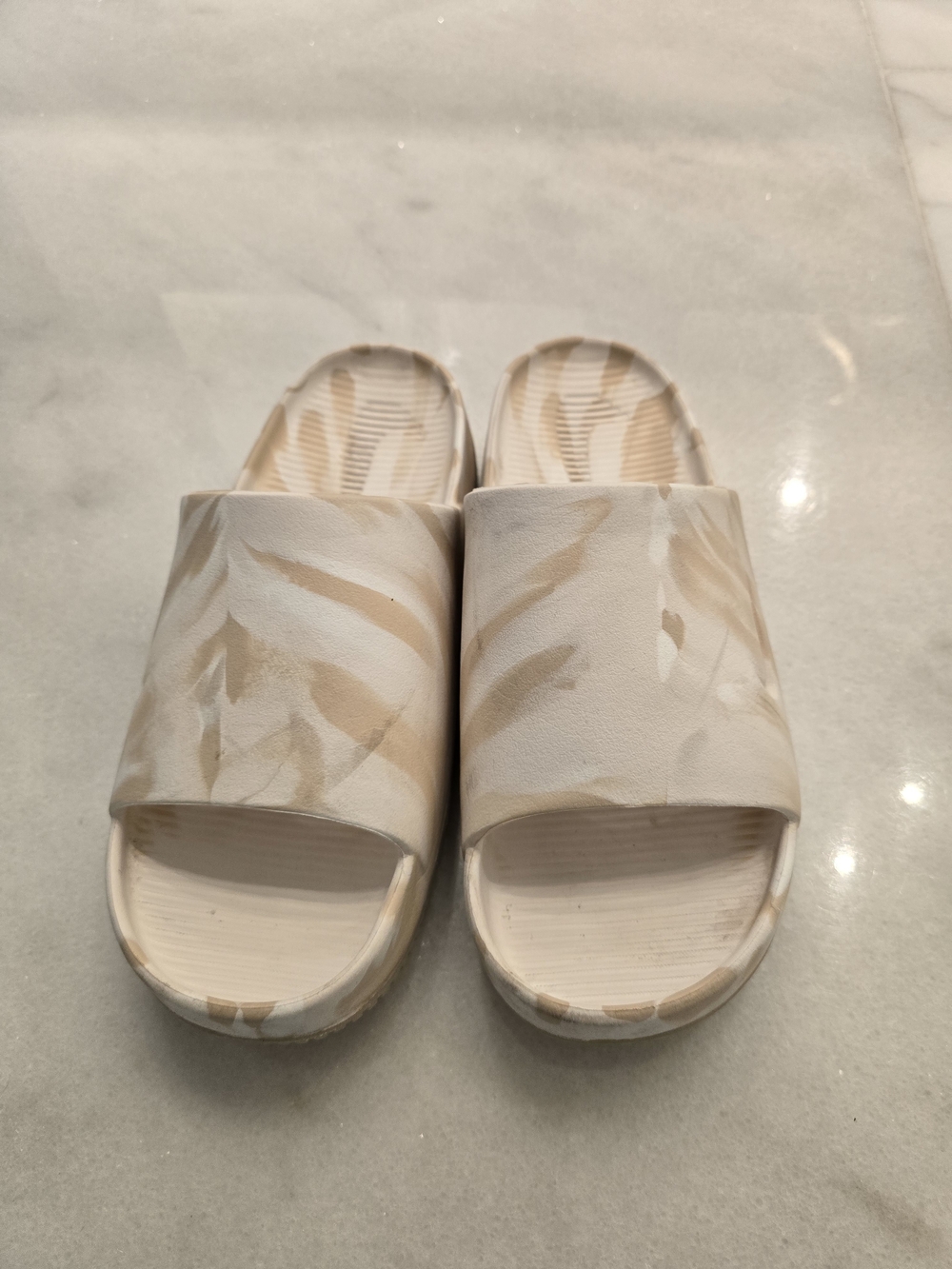 Nike Neutral Marble Slide Sandals - Women